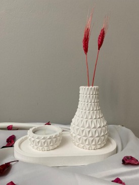 iskandinav_tarzi_daimond_desenli_minimal_mum_vazo_tepsi_mumluk_sunum_ve_aksesuar_seti