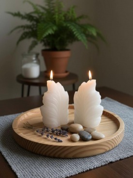 2_li_beyaz_yaprak_desen_mum_seti_dekoratif_el_yapimi